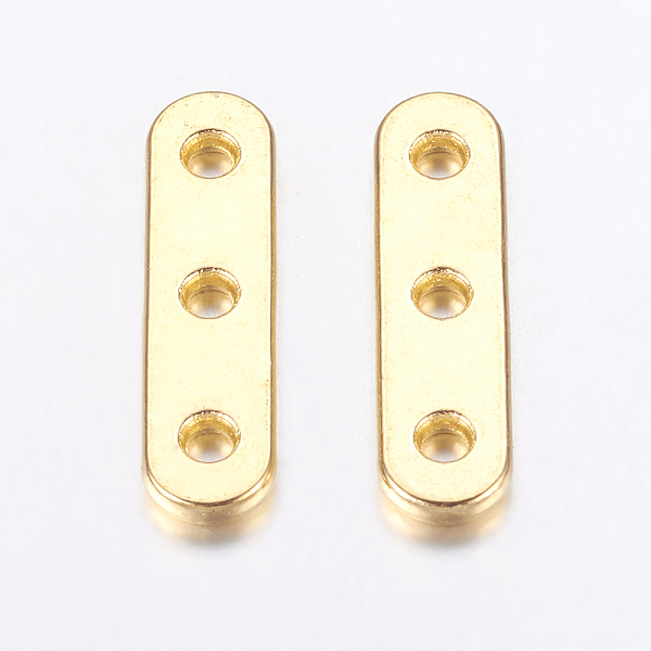 

PandaHall Alloy Spacer Bars, Lead Free & Cadmium Free, Golden, 24x6x2mm, Hole: 2mm Alloy Rectangle
