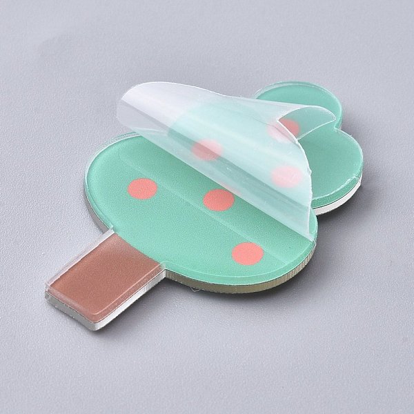 

PandaHall Fridge Magnets Acrylic Decorations, Tree, Medium Aquamarine, 49x31.5x4mm Acrylic Tree Green