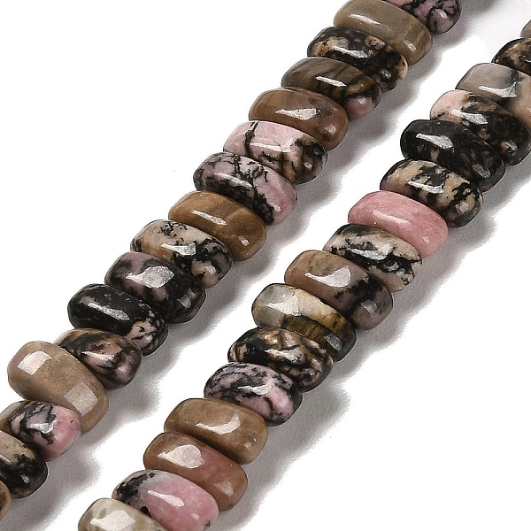 

PandaHall Natural Rhodonite Beads Strands, Rectangle, 9x4x4.5mm, Hole: 1mm, about 93pcs/strand, 15.28''(38.8cm) Rhodonite Rectangle