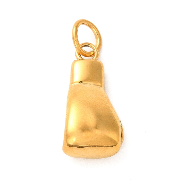 

PandaHall Ion Plating(IP) 304 Stainless Steel Pendants, with Jump Ring, Boxing Gloves Charm, Golden, 24.5x12.5x8mm, Hole: 5mm 304 Stainless...