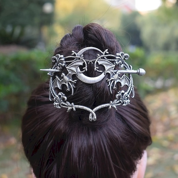 Alloy Hair Forks - image