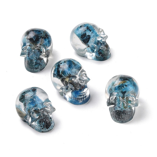 

PandaHall Natural African Opal Dyed Chips Beads, No Hole/Undrilled, Skull, 30x21.5x22.5mm African Opal Skull