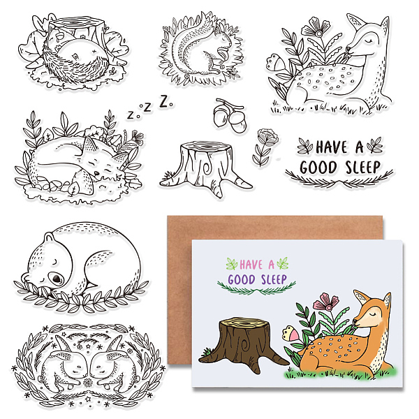 

PandaHall Custom PVC Plastic Clear Stamps, for DIY Scrapbooking, Photo Album Decorative, Cards Making, Others, 160x110x3mm Plastic Others...