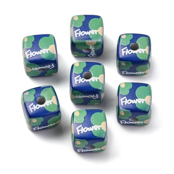 Opaque Acrylic Beads - image
