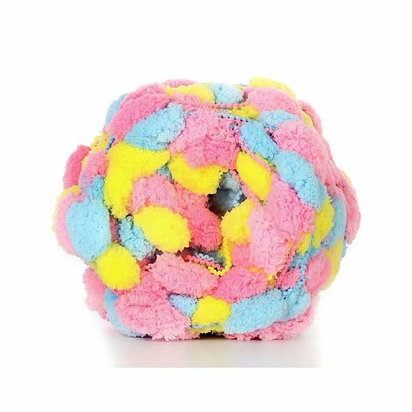 

PandaHall Gradient Color Polyester Pom Pom Chunky Yarn, Arm Knitting Yarn, Super Softee Thick Fluffy Jumbo Chenille Polyester Yarn, for...