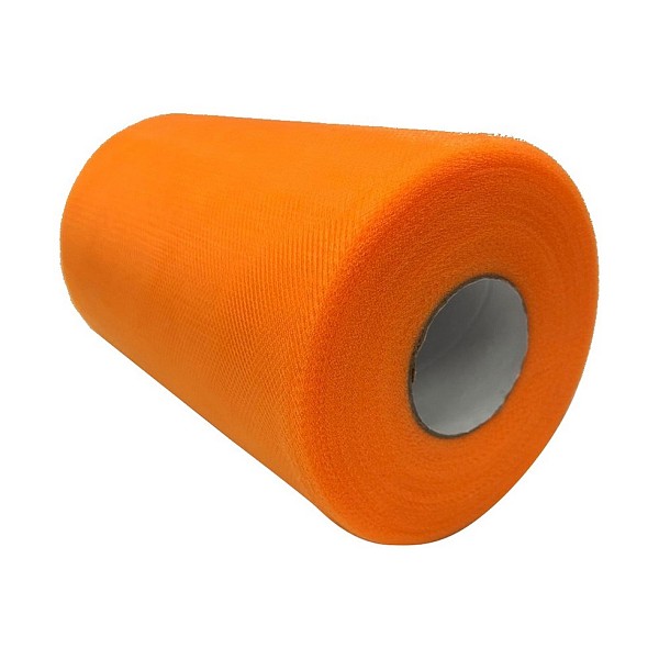 

PandaHall Deco Mesh Ribbons, Tulle Fabric, Tulle Roll Spool Fabric For Skirt Making, Dark Orange, 6 inch(15cm), about 100yards/roll...