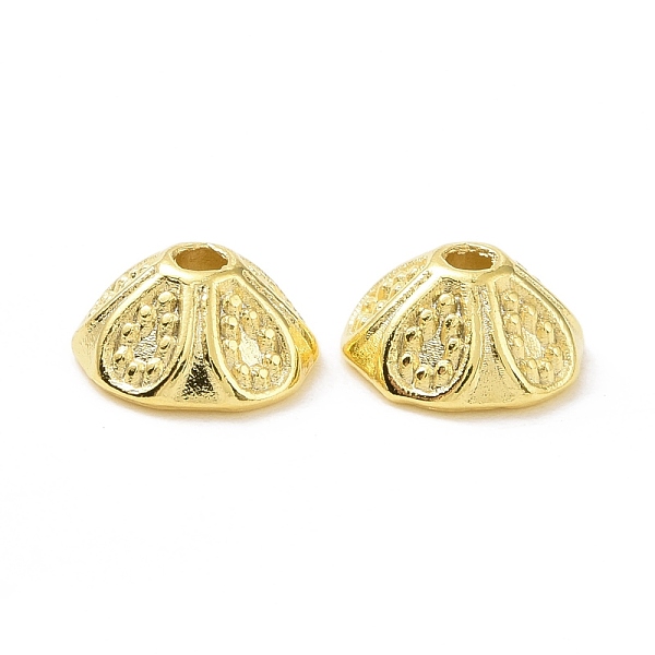 

PandaHall Rack Plating Alloy Bead Caps, Long-Lasting Plated, Lead Free & Cadmium Free, Apetalous, Golden, 6x3mm, Hole: 1mm Alloy