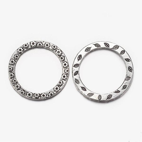 

PandaHall Alloy Linking Rings, Antique Silver, 32x1.8mm, Hole: 24.5mm Alloy Ring