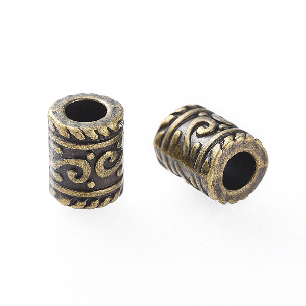 

PandaHall Tibetan Antique Bronze Metal Lead Free & Nickel Free & Cadmium Free, 7mm in diameter, 9mm long, hole: 4mm Alloy Tube