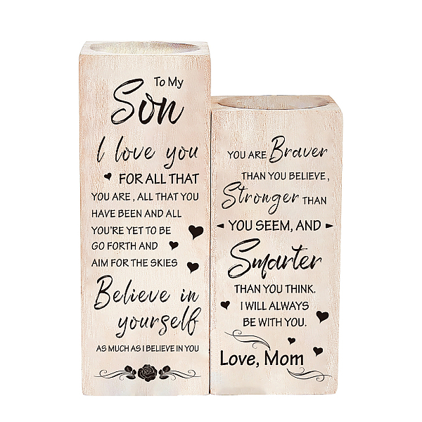 Wooden Candle Holder - image