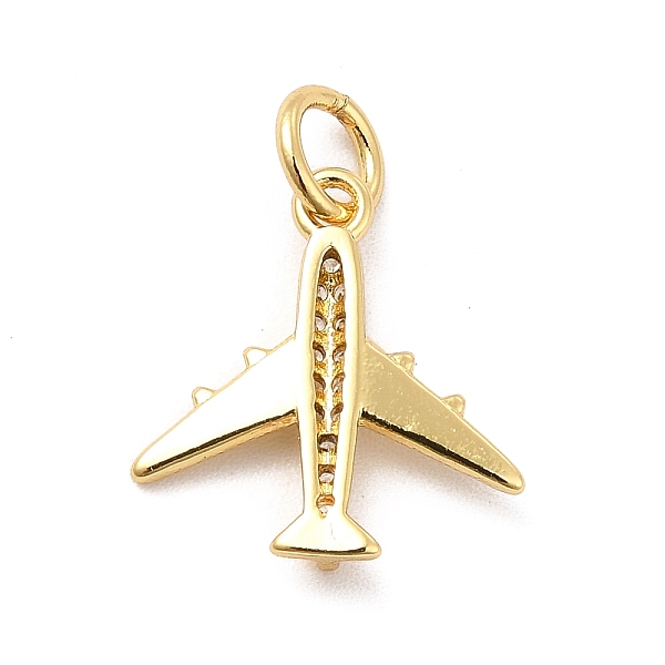 

PandaHall Rack Plating Brass Micro Pave Cubic Zirconia Charms, Passenger Plane Charm, Long—Lasting Plated, with Jump Rings, Cadmium Free &..., Clear