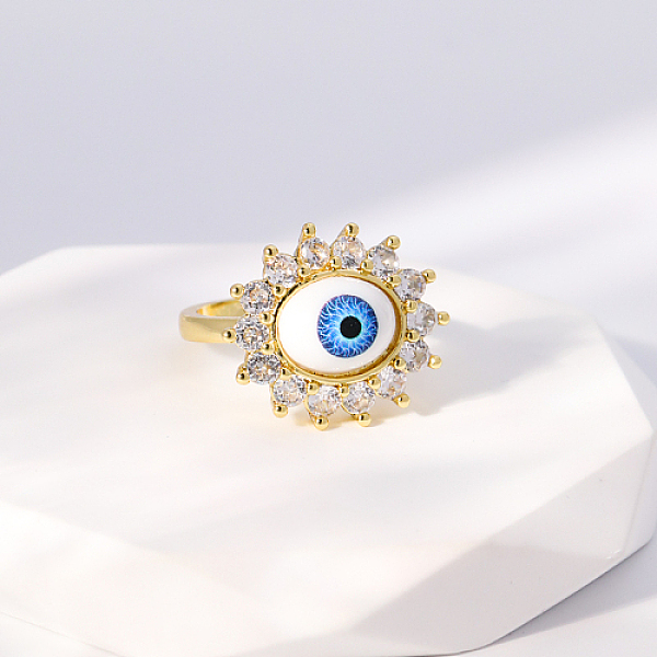 

PandaHall Evil Eye Stainless Steel Open Cuff Rings for Women, Golden, Sun, No Size Stainless Steel Sun
