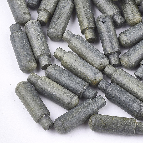 

PandaHall Natural Wood Beads, No Hole/Undrilled, Dyed, Stick, Slate Gray, 26.5x8x8mm Schima Wood Others