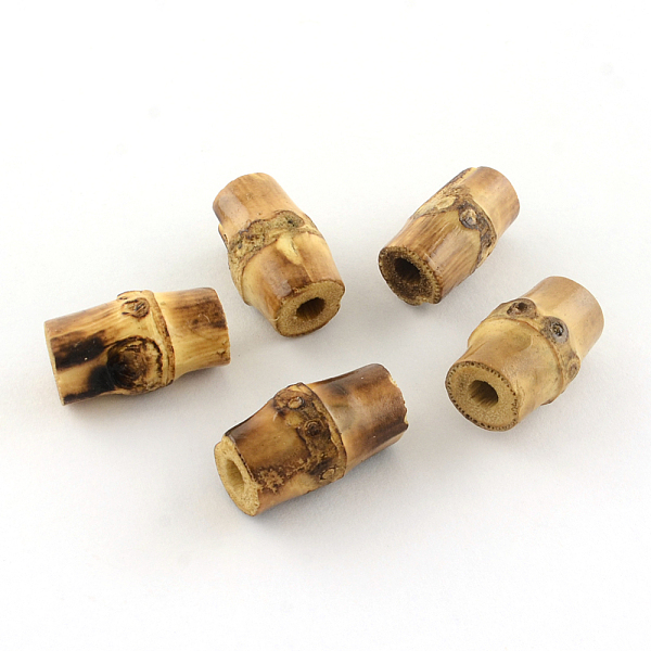 

PandaHall Buddhism Jewelry Findings, Natural Bodhi Beads, Column, Camel, 20.5x10.5~13mm, Hole: 4mm Bodhi Column Brown