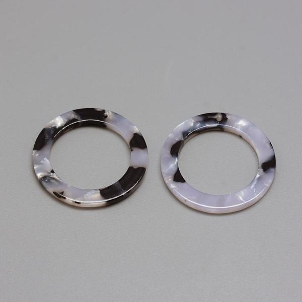 

PandaHall Cellulose Acetate(Resin) Pendants, Ring, Prussian Blue, 14.5x14.5x2.5mm, Hole: 1.5mm Cellulose Acetate Ring Blue