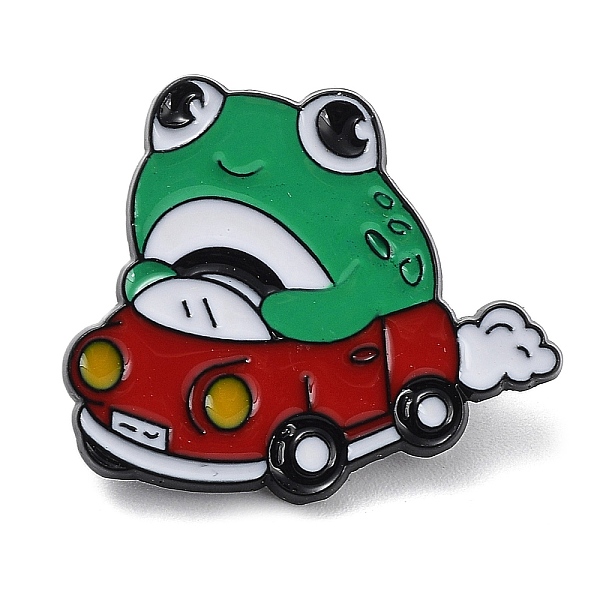 Cartoon-Zauberfrosch-Emaille-Pins