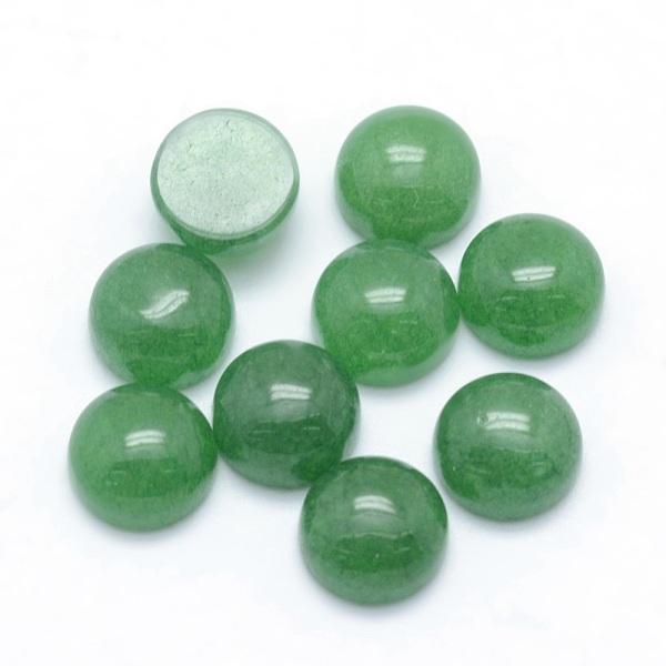 

PandaHall Natural Jade Cabochons, Half Round, 6x3~3.5mm Other Jade Half Round
