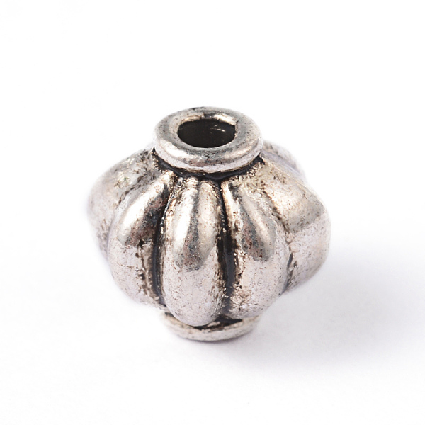 

PandaHall Rondelle Tibetan Style Alloy Beads, Cadmium Free & Lead Free, Antique Silver, 8.5x8mm, Hole: 2mm Alloy Rondelle