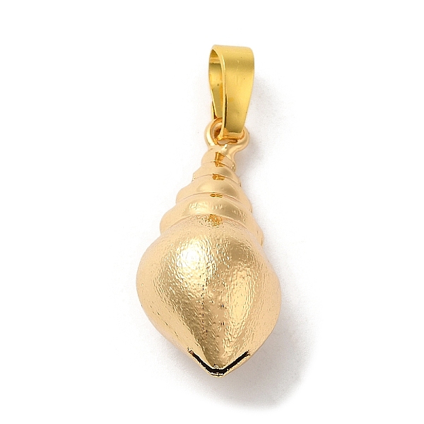 

PandaHall Brass Pendants, Long-Lasting Plated, Lead Free & Cadmium Free, Conch Charm, Real 18K Gold Plated, 27x12x12.5mm, Hole: 8x5mm Brass...
