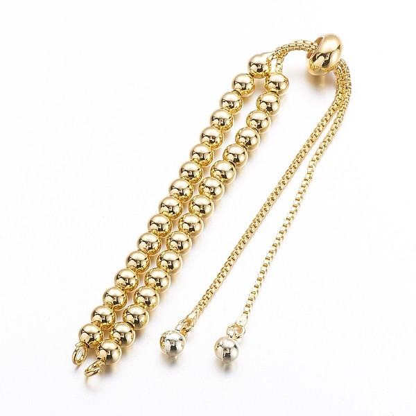 

PandaHall DanLingJewelry Brass Chain Bracelet Making, Slider Bracelets Making, Cadmium Free & Nickel Free & Lead Free, Golden, 9 inch(230mm)...