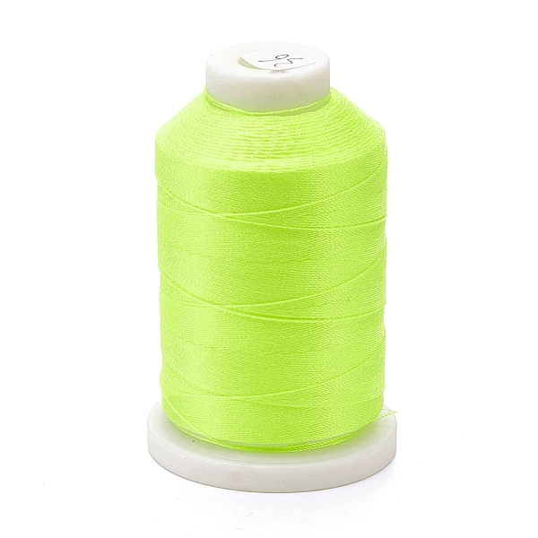 

PandaHall Nylon Thread, Sewing Thread, 3-Ply, Green Yellow, 0.3mm, about 500m/roll Nylon Green