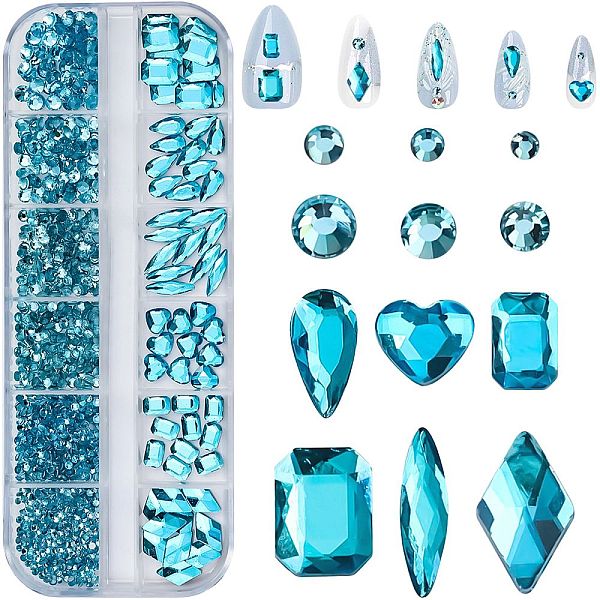 1 ensemble de décoration nail art en strass en verre-image-MRMJ-CP0001-32C-fr