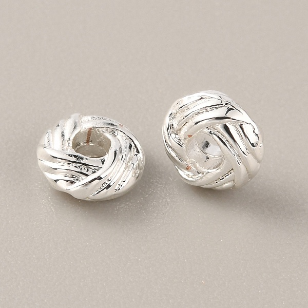 

PandaHall Alloy Beads, Rondelle, Silver, 6x2.5mm, Hole: 2mm Alloy Rondelle