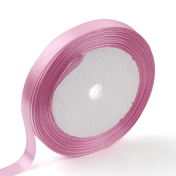 

PandaHall Single Face Satin Ribbon, Polyester Ribbon, Hot Pink, 1/4 inch(6mm), about 25yards/roll(22.86m/roll), 10rolls/group...