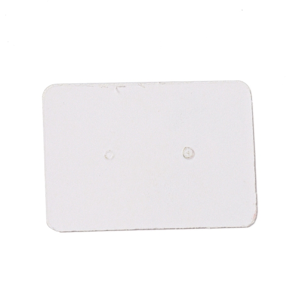 2.5x3.5x0.05 ペアのイヤリングを収納できる長方形の紙ジュエリー ディスプレイ カード