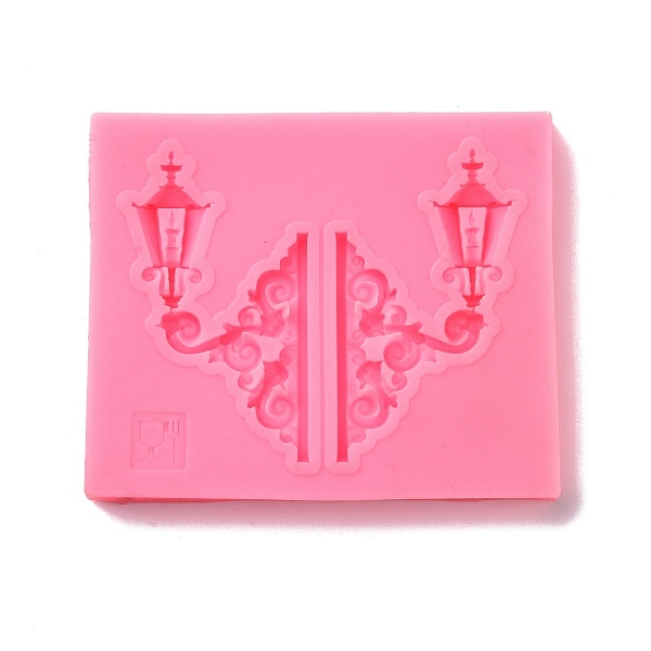 

PandaHall Retro Embossed Wall Lamp Fondant Molds, Cake Border Decoration Silicone Molds, for Chocolate, Candy, UV Resin & Epoxy Resin Craft...
