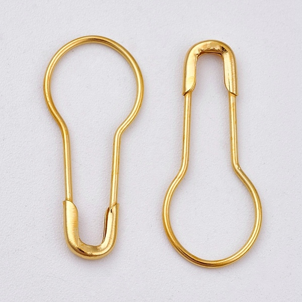 

PandaHall Iron Brooch Findings, Kilt Pins, Golden, 21.5x9.5x0.7mm Iron