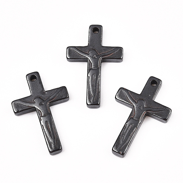 

PandaHall Synthetic Non-magnetic Hematite Pendants, For Easter, Grade A, Crucifix Cross, Black, 34x22x4.5mm, Hole: 2mm Non-magnetic Hematite...