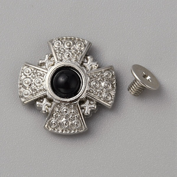 Zinc Alloy & Resin Coin Screw Rivets