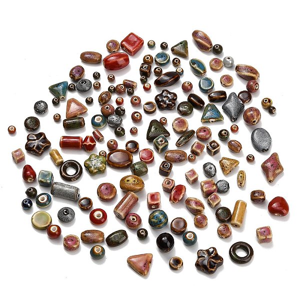 Vintage Handmade Porcelain Beads