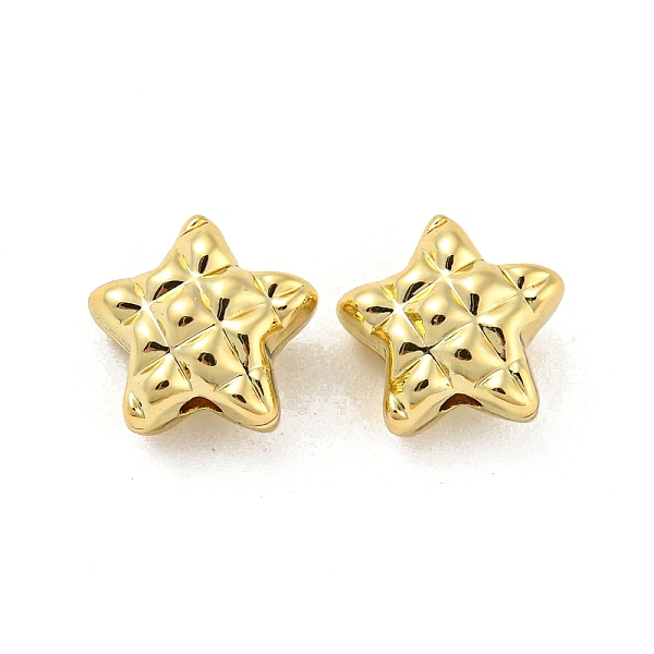 

PandaHall Alloy Beads, Long-Lasting Plated, Lead Free & Cadmium Free & Nickel Free, Star, Golden, 9.5x10x6mm, Hole: 1.4mm Alloy Star
