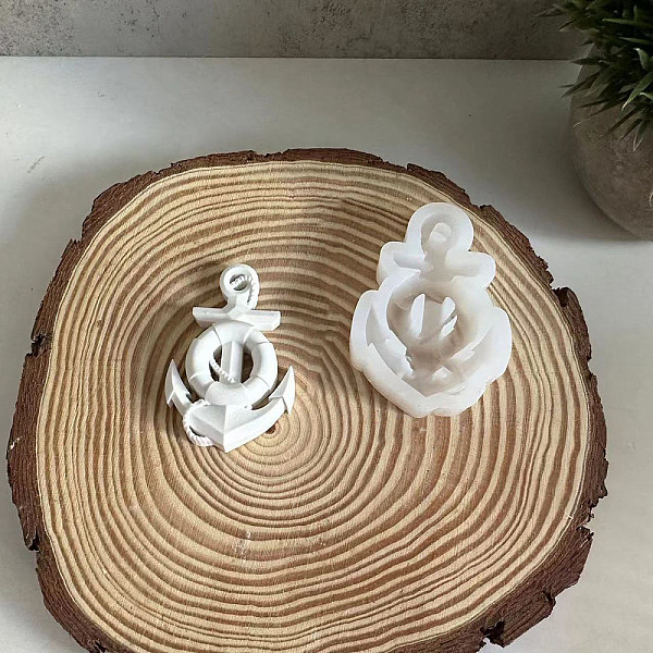 

PandaHall DIY Boat Anchor Silicone Molds, Decoration Making, Resin Casting Molds, For UV Resin, Epoxy Resin Jewelry Making, White...