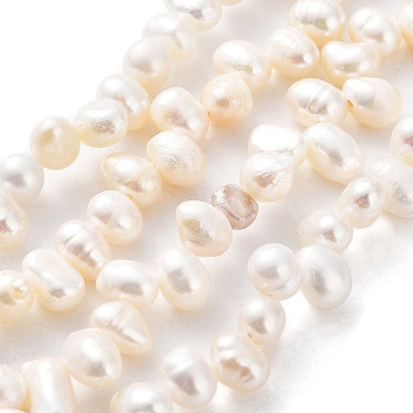 

PandaHall Natural Cultured Freshwater Pearl Beads Strands, Rice, Seashell Color, 6.5~8x5~5.5mm, Hole: 0.5mm, about 72pcs/strand, 13.82''...