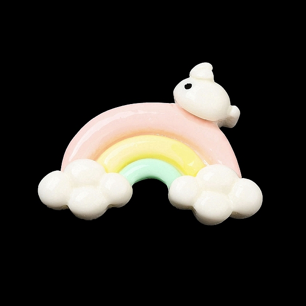 

PandaHall Cartoon Opaque Resin Cabochons, for Jewelry Making, Rainbow, 21x28.5x8mm Resin Rainbow
