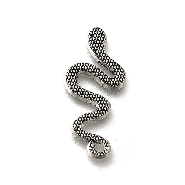 

PandaHall Tibetan Style Alloy Pendants, Cadmium Free & Lead Free, Snake, Antique Silver, 31x13.5x2mm, Hole: 1.6mm, about 393pcs/500g Alloy...