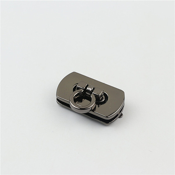 

PandaHall Alloy Latches, Purse Locks, DIY Bag Making Accessories, Rectangle, Gunmetal, 2.5x1.7cm Alloy Rectangle
