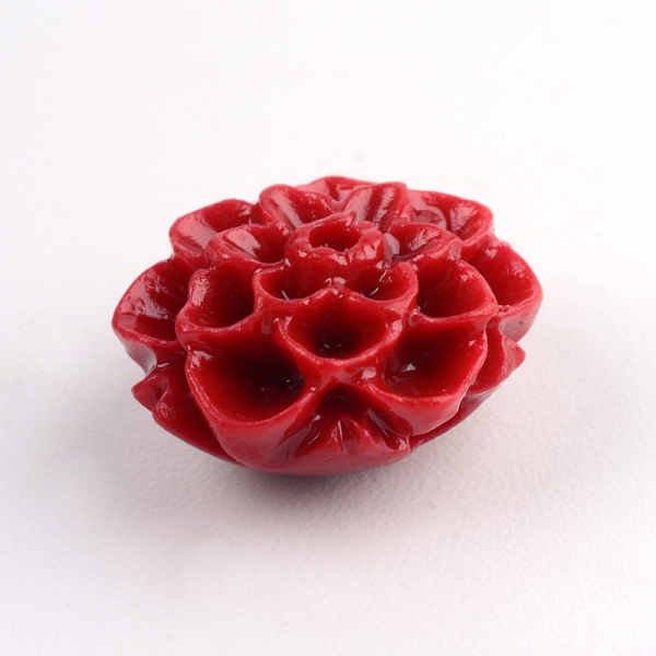

PandaHall Dyed Synthetic Coral Beads, Flower, FireBrick, 10.5x10.5x6mm, Hole: 1.5mm Synthetic Coral Flower Red