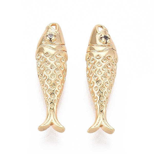 Brass Micro Pave Cu… - image