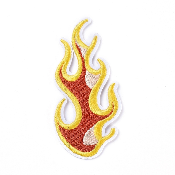 

PandaHall Computerized Embroidery Cloth Iron on/Sew on Patches, Costume Accessories, Appliques, Sea Grass, Orange Red, 78x38.5x1.5mm Cloth...