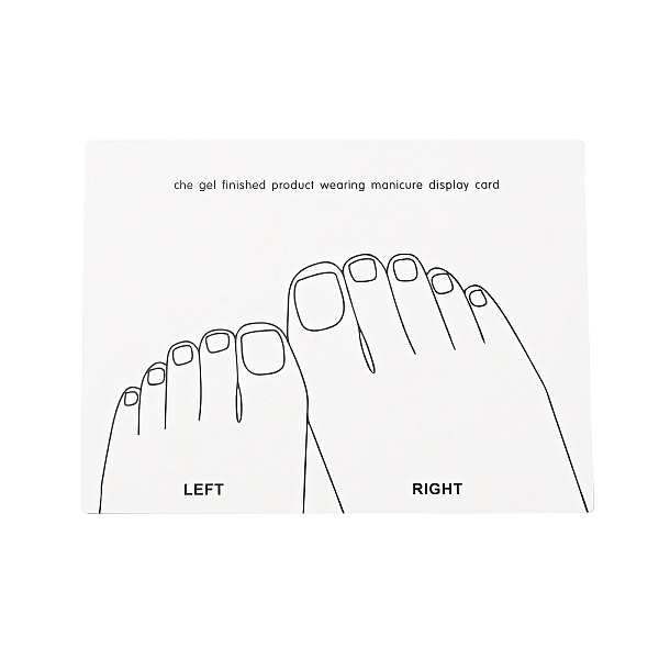 

PandaHall Paper Manicure Display Cards, Hand Model Board Nail Art Color Display Card, DIY Nail Art Display Chart Display Tip Tools, Foot...