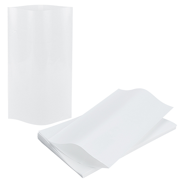 

PandaHall PET Heat Shrinkable Bag, Vacuum Cup Membrane, Shrink Film, Doubleport Bag, Rectangle, White, 290x180x0.1mm Plastic White