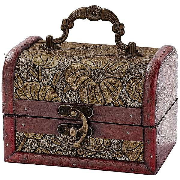 CutHollow 1Pc Vintage Wooden Jewelry Box