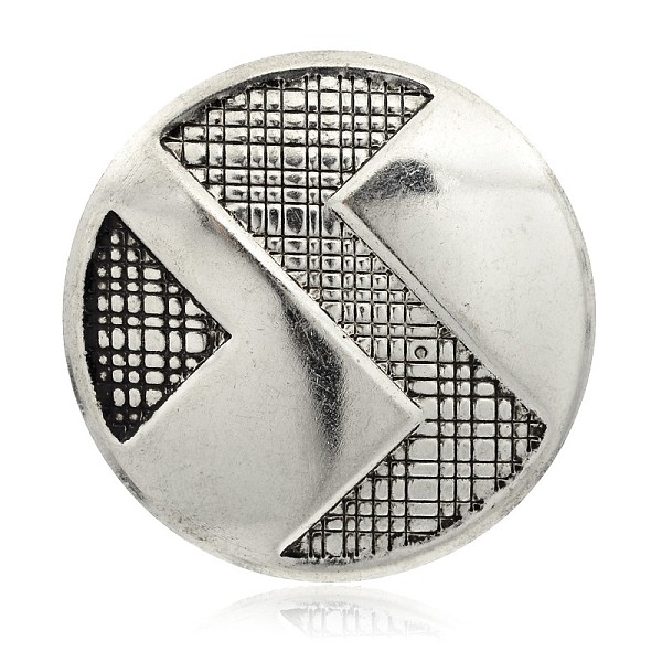

PandaHall Flat Round Iron Pendants, Antique Silver, 44x4mm, Hole: 5mm Iron Flat Round