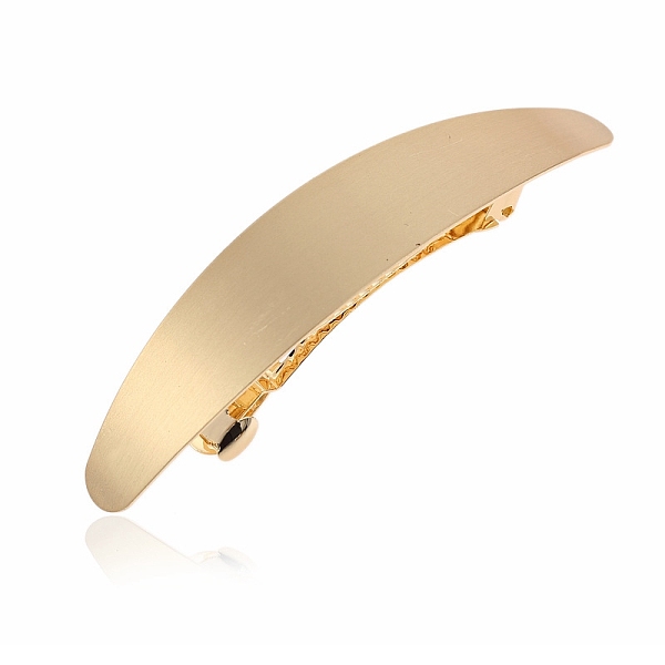

PandaHall Alloy Plating Hair Barrettes, Horse Eye, Golden, 100x21mm Alloy