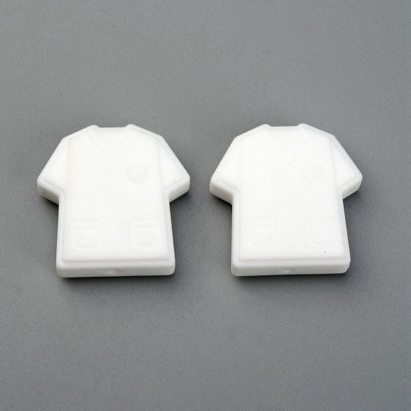 

PandaHall Food Grade Eco-Friendly Silicone Beads, Chewing Beads For Teethers, DIY Nursing Necklaces Making, Male Nurse Clothes, WhiteSmoke..., White