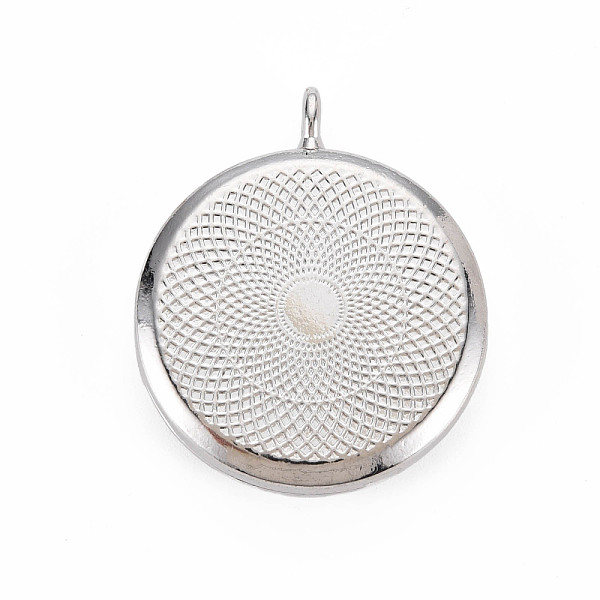 

PandaHall Alloy Diffuser Locket Pendants, with Stainless Steel Cover and Magnet, Magnetic, Cadmium Free & Nickel Free & Lead Free, Flat...